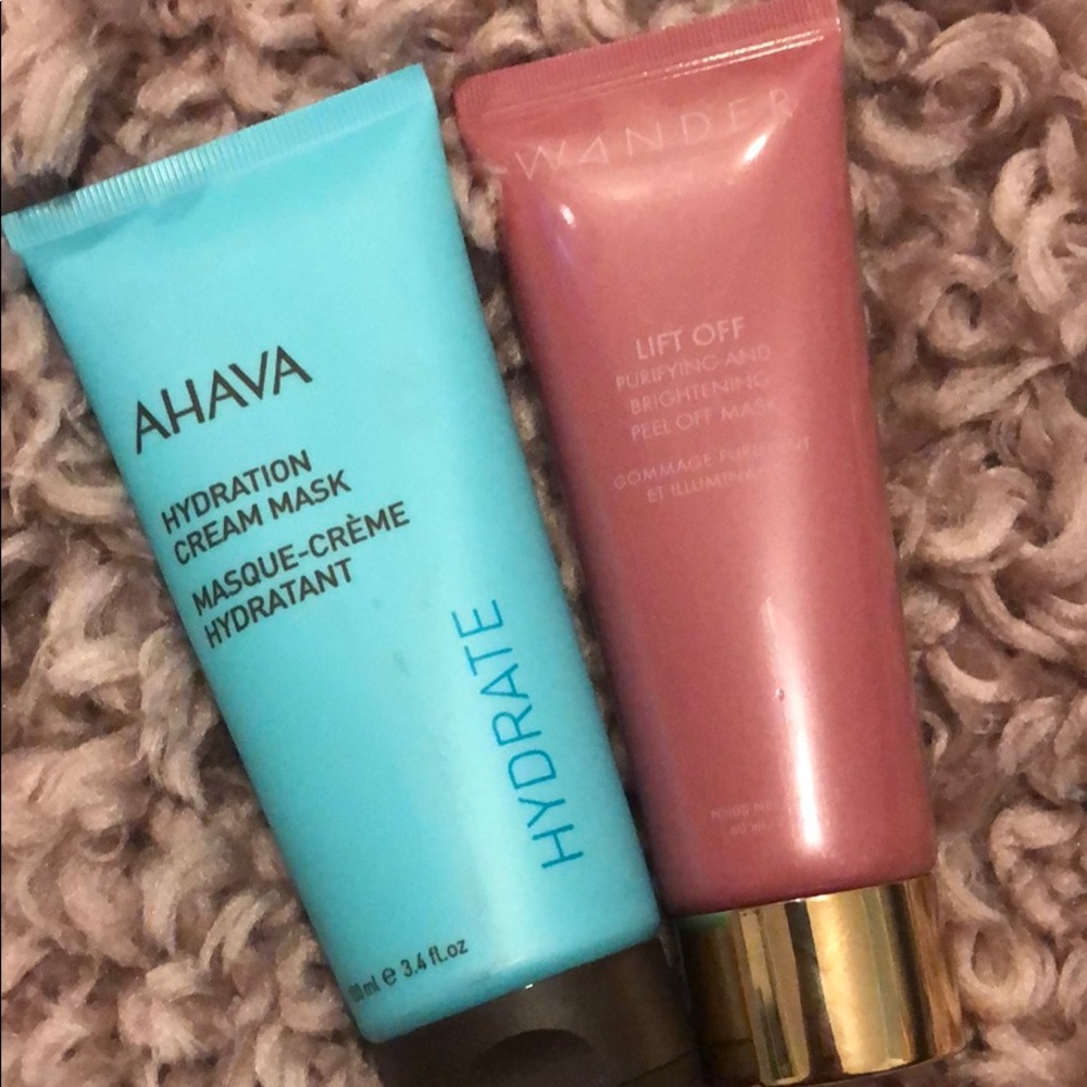 Body/hand hydration mask & peel off purifying mask